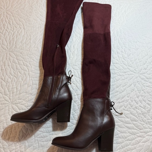 Rudsak Brasil Over-the-Knee Leather & Suede Boots size 39 - Picture 5 of 16